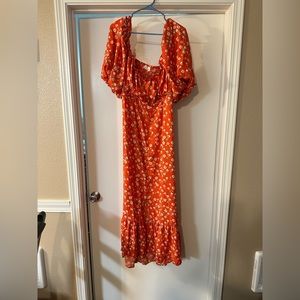 Girl soul flowered dress size 3x. Bought from forever 21